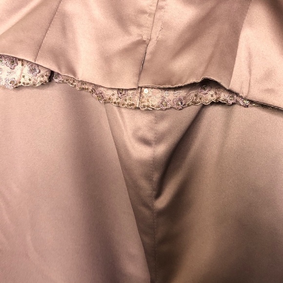 New OCCASIONS JUST SEPARATES Lavender Satin 2-Piece Strapless Skirt Set- Size 10 - Picture 10 of 14